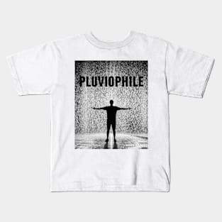 Pluviophile Love Of Rain Kids T-Shirt